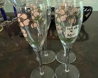 #150 Perrier Jouet Flutes - set of 4 $20.00