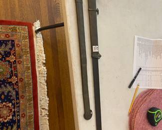 #218 Antique brass and metal sabor sword 36 inches long as is $100.00
