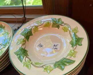 #104 Franciscan Ivy 6 soup/salad Bowls $30.00