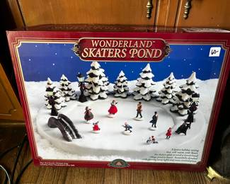 #215 Wonderland skate park Christmas scene $60.00