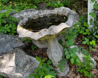 #51 Concrete Bird Bath - You Move - 22x28 - 2 pcs $60.00