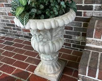 #70 Concrete Planter - 27" Tall $75.00
#71 Concrete Planter - 27" Tall $75.00