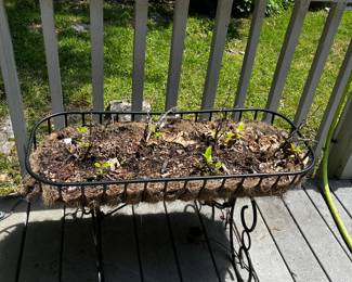 #41 Flower Trough on Stand - 36x14x20 $100.00