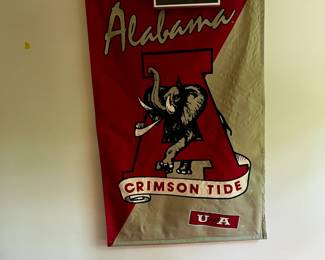 #97 Alabama Flag w/Signed Print of Nick Saban - (both) $40.00