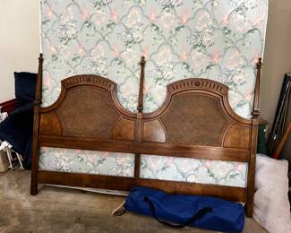 #134 King Wood Headboard w/pillowtop Mattress/Boxsprings $75.00