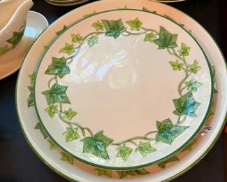 #105 Franciscan Ivy 14" Platter, 11.5" Platter Each Round $35.00