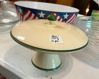 #101 Franciscan Ivy Compote Dish w/lid $30.00