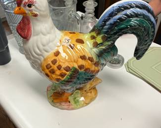 #55 Ceramic Rooster - 15" Tall $20.00