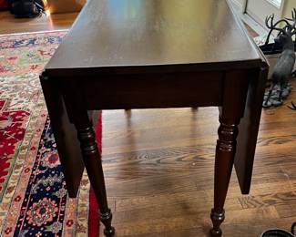 #6 Wood Drop-Side Table - 18-51x39x29 $75.00