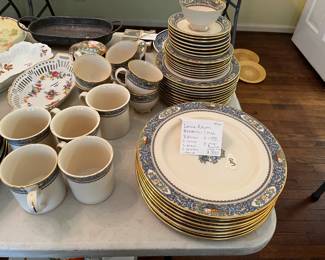 #207 Lenox "Autumn" presidential China - mixture of 8 place settings - 45 pc $385.00