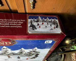 #215 Wonderland skate park Christmas scene $60.00