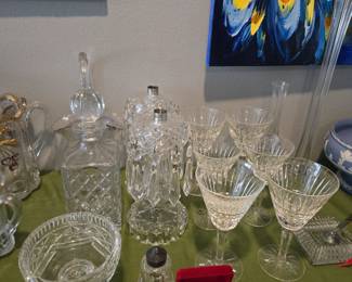 Waterford, Mikasa, Polonia, and other crystal