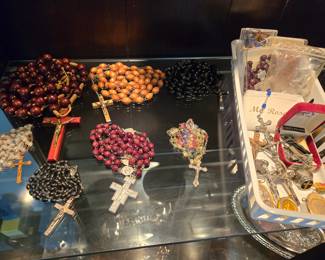 Rosaries & religious medalions