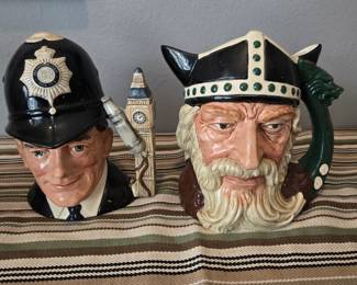 Royals Doulton large Toby jugs