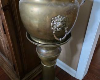 Brass vintage ice bucket