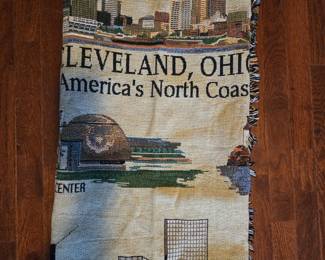Cleveland, OH throw blanket - new with tags