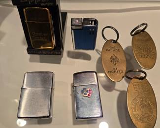 Vintage lighters & keychains