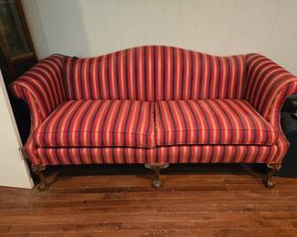 Vintage striped sofa