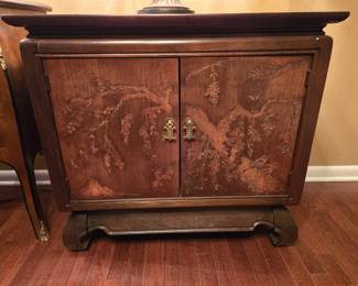 Asian inspired cabinet