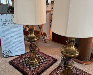 Stiffel Brass Lamps
