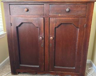 Antique Jelly cupboard 51” h x 42” w x 15”d