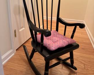 Vintage child’s rocking chair