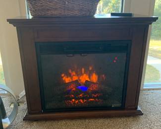 Faux fireplace heater