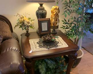 Wooden end table