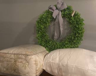 Bed and pillows $40
