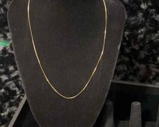 14K Necklace And Gold Band