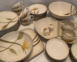 Winfield Ware Handcraft China Set From Santa Monica California