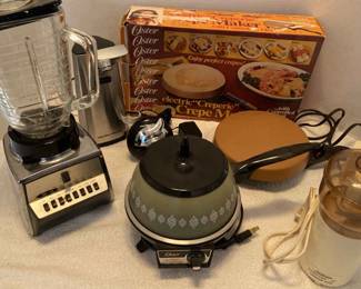 Blender, Fondue, Crepe Maker Plus More