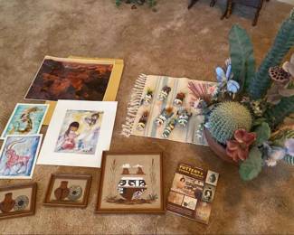 SouthwestDeGrazia, Mini Kachinas, Sand Paintings More