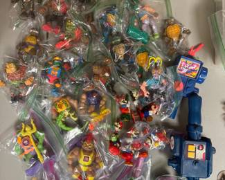 90s loose figs tmnt , rock trolls, Nintendo Mario, Real ghostbusters 