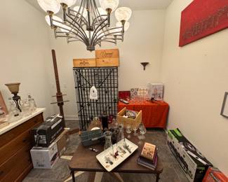 The wine room