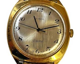 Gold Tone Timex Electric Watch