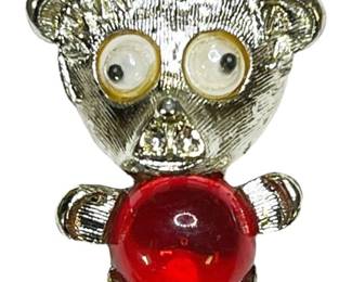 Jelly Belly Vintage Teddy Bear Brooch