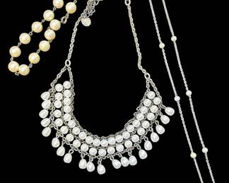 Icing Pearl Bead Necklaces Bracelet