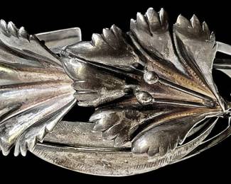 Sterling Silver Amazing Calla Lily Cuff
