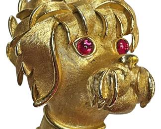 Vintage Trifari Poodle Brooch