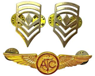 10K GF Navy Wings Army Insignia Badges
