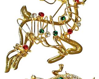 Vintage Rhinestone Brooches