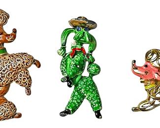 Enameled Poodle PinsOne is Gerrys