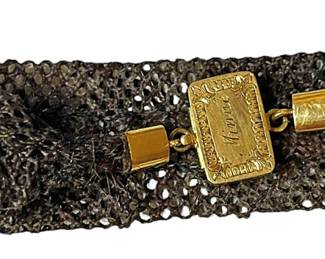 18K Gold Mourning Bracelet
