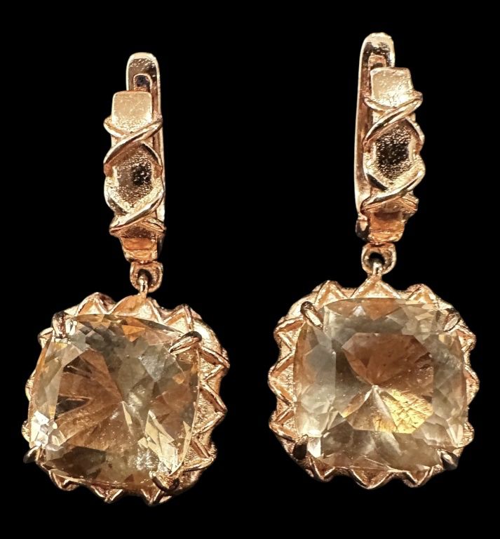 925 Rose Gold Tone Earrings