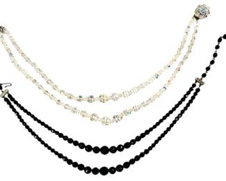 Two Czech Crystal Necklaces