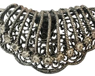 Vintage Silver Tone Shoe Clip