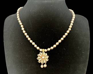 Miriam Haskell Pearl Necklace