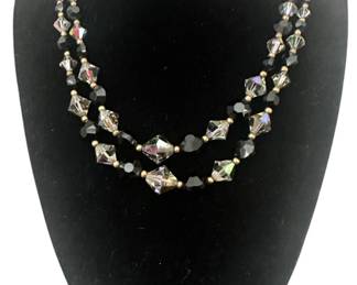 Czech Crystal Double Strand Necklace