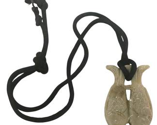 Soapstone Fish Pendant Necklace